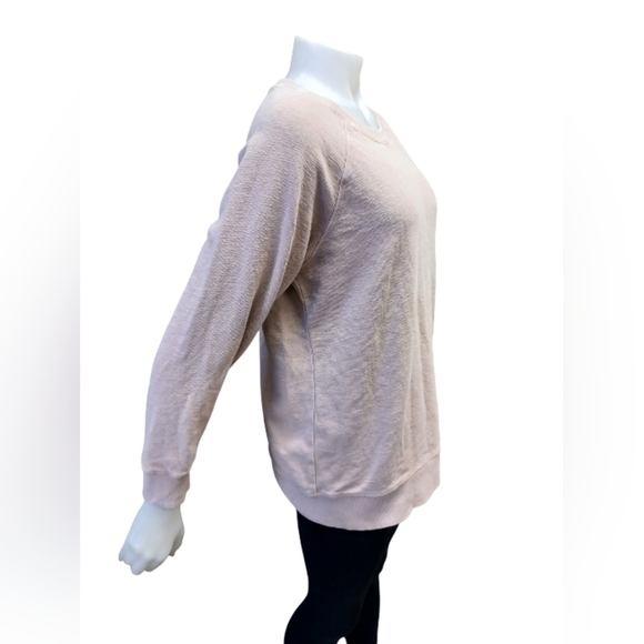 OKAKIE Soft Sweatshirt EUC Mineral-Washed Cotton Taupe Size Small - Picture 5 of 11